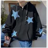 Herenjassen Hoodies Sweatshirt Dames Oversized Sweatshirts met rits Harajuku Casual Stijl Y2k Star Coat Streetwear Hip Hop Jas 231110