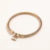 Sier Designer Fashion Princess Gift Bracelet Gold Plated Women's Love Cuff Bangle Party Wedding Jewelry Wholesale ZG1591