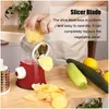 Fruit & Vegetable Tools Fruit Vegetable Tools Manual Rotary Cheese Grader For Cutter Potato Slicer Mandolin Mti-Function Chopper Kitch Dhsok