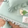 Bed rok massief kanten beddengoed Franse kussensloop beige matras cover beddengoed king's home decoratie textiel meerdere maten meerdere kleuren #/ 230410