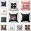 Pillow /Decorative 45x45cm Video Game Decorative Cover Retro Polyester Pillowcase Sofa Couch Bed Seat Throw Home Decor GiftsC