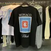 T-shirts pour hommes Nouveau style Windsurf Impression Rhude T-shirt Hommes Femmes Coton Streetwear Mode Tee Top Rhude Manches courtes avec étiquettes Chemise de haute qualité