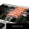 Gereedschappen BBQ Barbecue Net Sausage Special voor buitengrillmand