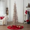 Decoraciones navideñas Decoración navideña de un árbol prelitual de 6 pies con luces de metal en interiores 231110