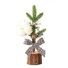 Decorações de Natal Mini Árvore Artificial Beautiful Miniatura Decorativa para Home Cozinha Desktop LPFK árvores festivas