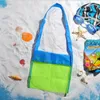 Boodschappentassen E74B Kinderen Kinderen Zand-weg draagtas Strand Zwembad Mesh Tote