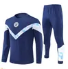 23/24 City Kids Man de Bruyne voetbaltrainingspakken GREALISCHE SUPPLEMETENT JAAD FOTTBALL TRAININGSPAK VASTE MAILLOT DE FOUNT Olympique Tracksuit voetbal Jogging 01