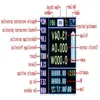 Freeshipping wielofunkcyjny Kolor bezprzewodowy LCD prąd prąd pojemności miernika energii elektrycznej Coulometr 0-100V 100A ronba