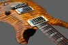 Custom Reed Smith Amber Brown Flame Maple Dgt David Grissom Signature Elektrisk gitarr mycket sepcial fingerplatta inlay 258