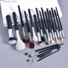 Make-up kwasten 20 stuks Professionele make-up kwastenset Foundation Oogschaduw Losse poeder Mengkwast Dames Make-up Gezicht Cosmetisch Schoonheidsgereedschap Q231110