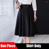 Women's Blouses Fashion Yellow & Shirts Women 2 Piece Skirt And Top Sets Half Sleeve Ladies Work Clothes