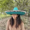 Berets Fiest Hat Sombrero Party Mini Mexicans Straw