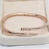 Classic bracelet bracelets designer for women cuffs bangles gold silver rose gold nail Bracelet Cuff bangle diamond Bracelets womens mens love jewelry best gift