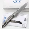 0707CF Coltello pieghevole Flipper 20CV Stone wash Blade Cuscinetto a sfere Apertura rapida Tasca EDC Coltelli per cartelle regalo con scatola al dettaglio