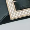 Belts Fashion Elastic Women Belt Golden Buckle Girdle Wide Waist Dress Coat Luxury Waistbands Seal Stretch Cummerband DC011