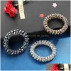 Elastici per capelli Donna Ragazza Telefono Filo Cavo Gum Coil Cravatte Ragazze Anello elastico Corda Bracciale con stampa leopardata Corde elastiche Dhgarden Dheys