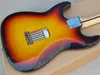 Custom Brown Sunburst John Mayer Guitare électrique Sunburst trois tons rouge tortue Pickguard Chrome Vintage Tuners