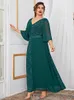 Sukienki plus size kobiety wielkości maxi 2023 Summer luksusowy designerski swobodny elegancki muzułmański turecki afrykańskie wieczorne ubrania na imprezę