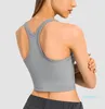 Mode-Yoga-Weste mit BH-Behälter Laufen Fitness Gym Kleidung Damen Unterwäsche Sport Gepolsterte Crop Tops Shirt