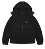 Men's Winter Warm Trapstar London Hoodie Detachable Hooded Down Jacket Black Red Embroidered Letter Coat YU1135ESS