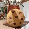 Stuffed Plush Animals Creative Cookies Pillows Round Shape Chocolate Biscuits Stuffed Plush Toys Realistic Food Snack Seat Cushion Props Gifts R231110