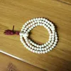 Strand ML221 Etnische Tibetaanse Natuurlijke Yak Bot 7mm Ronde Kralen 108 Mala Rozenkrans Gebed Ketting Kralen Armband