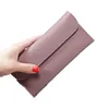 Wallets The Korean Version Of Women's Long Large Capacity Solid Color Litchi Pattern Mobile Phone Bag Wallet Female BagWallets