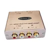 Freeshipping Répartiteur audio analogique stéréo passif 3 canaux Distributeur audio stéréo Répartiteur d'isolation audio RCA Répartiteur Hi-Fi Enecp