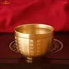 Figurine decorative in ottone baifu tazza feng shui fortunato fortune cornucopia soggiorno studia ornali di riso ornamenti cilindri decorazione