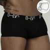 Sous-vêtements ORLVS Trendy Men's Culotte Simple Jeunesse Bague Lift U Convexe Sexy Mi-hauteur Boxers OR210B