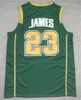 6 23 James maillots de basket-ball lycée rétro Vincent St Mary City hommes jeunes enfants vêtements en maille gilet 75Th anniversaire maillot