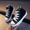 Sneakers High Top Canvas Es Shoes for Kids Girls Boys Anti-Slip Casual Sneakers Toddler Boy Shoes Candy Color Skate Shoes 230410 CONVERITY 3IJC