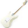 Custom Shop Artista Assinatura Ritchie Blackmore 70s Cinza Branco Guitarra Elétrica Scalloped Rosewood Fingerboard Tremolo Bridge Whammy Bar Vintage Tuners