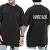 T-shirts voor heren Coraline Maneskin Pirnt T-shirt Europees en Amerikaanse mode Black T-shirt Men Women Street Hip-Hop Jeugd Korte mouw T-shirt Man 230410