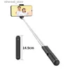 Selfie Monopods WS22005 Mini teléfono móvil Selfie Stick Trípode Fotografía Transmisión en vivo Selfie Stick Bluetooth Atracción magnética Selfie Stick Q231109