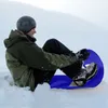 Trenó inverno esporte ao ar livre engrossar criança adulto neve trenó placa de esqui trenó portátil grama placas de plástico areia slider neve luge # yj 231109
