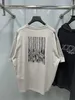 Luxe Merk Bale Oversized nc T-shirts ia Casual Brief Barcode Gedrukt T-shirt Mannen Tee Losse Paar T-shirt