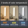 Night Lights Wireless LED Light Stepless Dimming Motion Sensor Closet Lamp USB Rechargeable Cabinet Backlight Upgrade