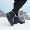 Boots YRZL Winter Snow For Men Plush Surper Warm Outdoor Comfortable Man Fashion Booties Casual Couple High Quality Cotton Shoes