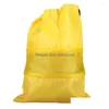 Storage Bags Storage Bags 2 Pcs Agrictural Products Travel Cloth Produce Fruit Protection Package Shopper Tote Drop Delivery Home Gard Dhvxl