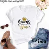 Erkek Tişörtleri FME Doğum Günü Hediyesi Topsgolden Crown Queen, Ocak ayında Dekber Grafik Baskı T-Shirt Kadın Giyim Harajuku Tshirt 4103