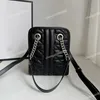 Topp Luxurys Designers Mini Fashion Bags äkta läderkvinnor axelväska bokstav handväskor byter plånböcker klassiska kvinnor crossbody afton bagss berömda varumärke väska