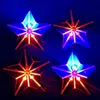 Led Rave Toy 25pcs Star LED Flashing Brooch Pin Light Up Badge Glow Jewelry Gift Toys Party Cosplay Birthday Wedding Christmas navidad 231109