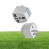 100pcs US EU AU To UK Plug Adapter American European Euro British 3 Pin Travel Power Adapter Converter Socket Electric Outlet319W2698873