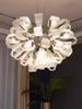 Lustres de lustres de lâmpada led de luxo de luxo de luxo de cristal vidro moderno sala de estar jantar jando longa luz