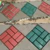 Garden Decorations 8 -grid Square Eight-Grid Mold Stepping Stone Mould Path Maker Concrete Paving Plastic Decking Cement Trim Self Made