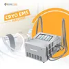 Certificat CE cryo ems cryolipolyse mince machine congélation des graisses amincissant la machine 4 tampons