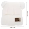 Berets Knitted Beanie Hat Animal Ear Cute Bear Warm