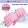 Gants pour enfants bébé filles neige Snowboard épaissir chaud imperméable enfants Ski Sports de plein air mitaines Ski enfants cyclisme 231109