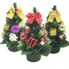 Kerstdecoraties Mini Trees 20cm decoratieve boomartikelen voor thuis- en kantoordecoratie CT07